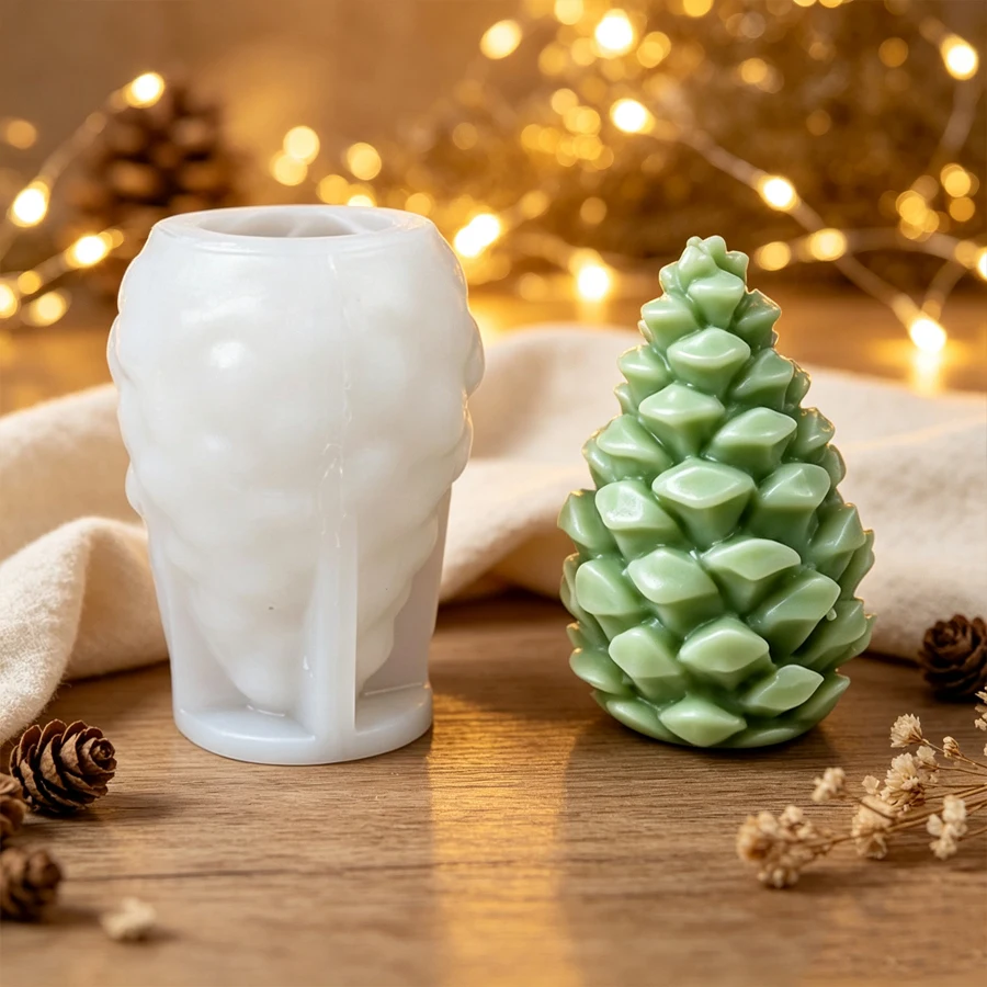 Long Strip Pine Cone Silicone  - Candle Making Books For Beginners ulasan dan harga