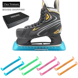 Ice Hockey Blade Protector Figure Skate Protective Cover 2pcs Soft Plastic For Women Men Youth Kids Ice Skate Runner Guards