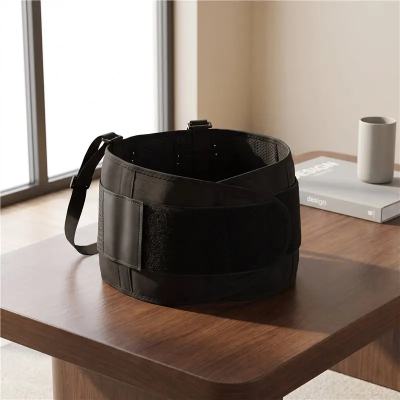 ABUU-Double Pull Back Lumbar Support Belt Orthopedic Waist Orthosis Corset For Men Women Spine Decompression Trainer Brace L