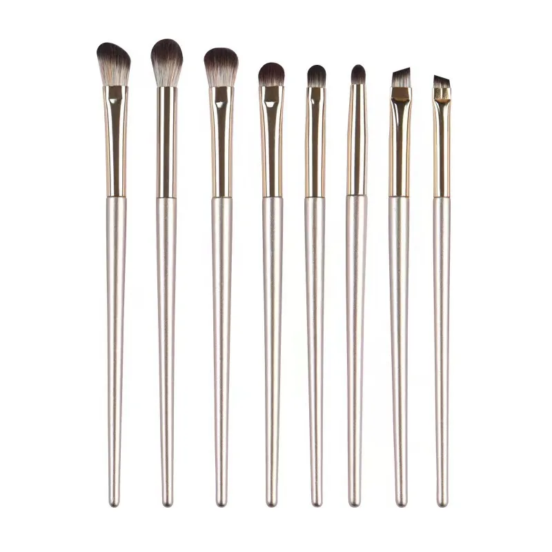 8 Makeup Brushes Eye Shadow Brushes, Portable Complete Set of Eye Makeup Tools, Multifunctional Brushes for Facial Makeup