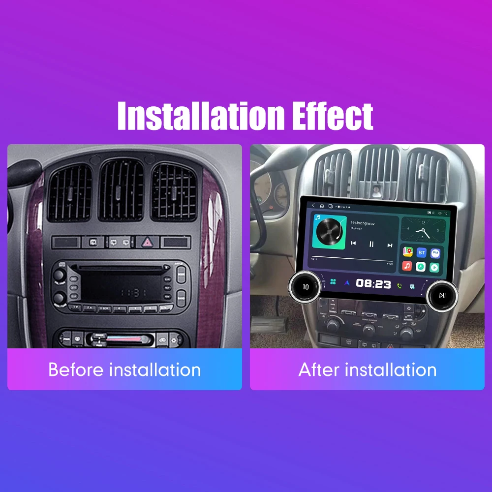 

11.8 Inch 2K Double Knobs 2 Din Car Radio For Honda Voyager 2006-2012 Car Radio DVD Multimedia Video Player Android Auto Carplay