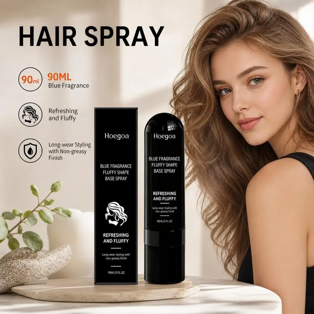 Volumizing Hair Styling Spray, Fluffy Thickening Styling Hair Spray For Volume, Texture, Tames Frizz & Flyaways, All Hair Types