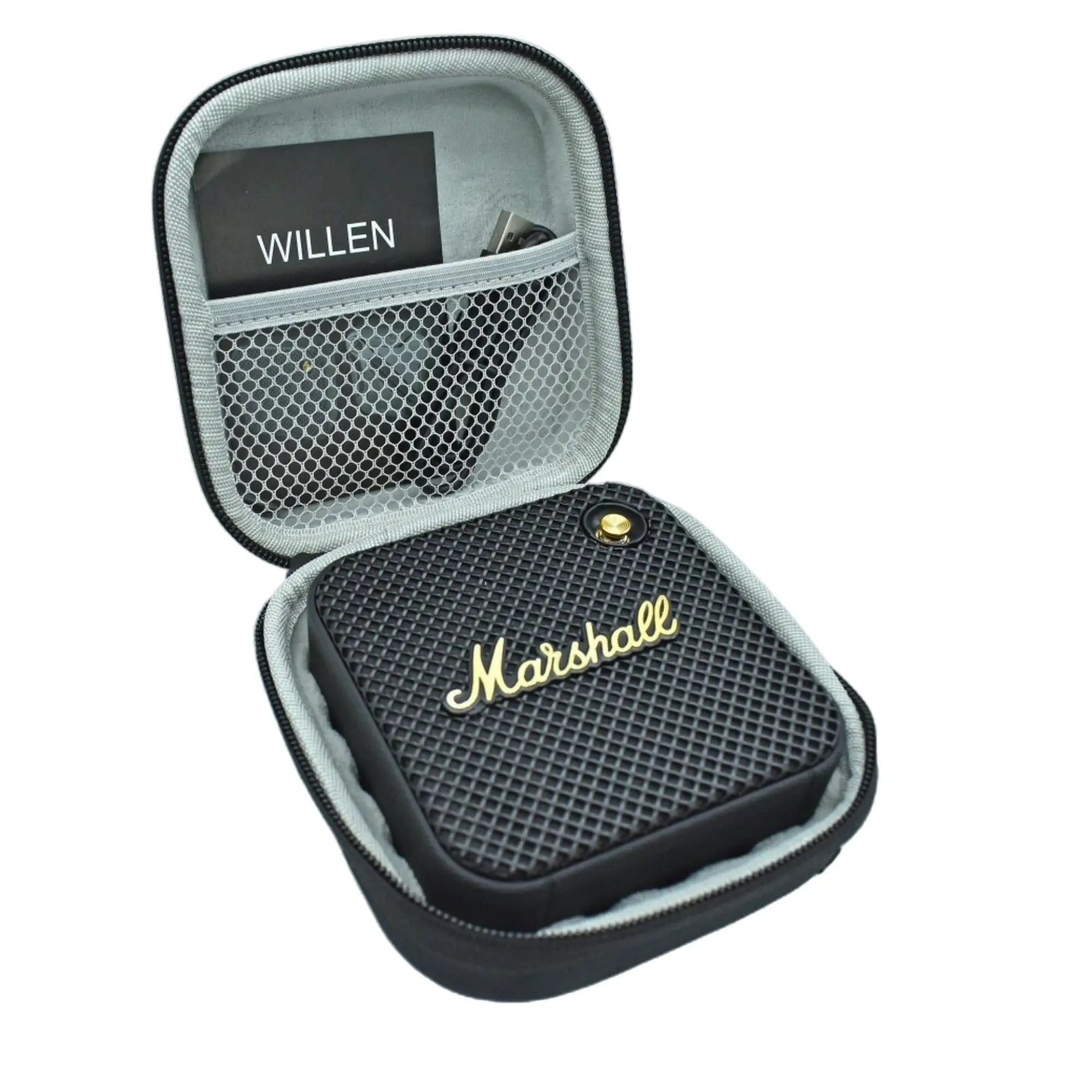 حافظة حماية مكبر الصوت المحمولة المقاومة للضغط لحقيبة تخزين سماعات بلوتوث مارشال ويلن