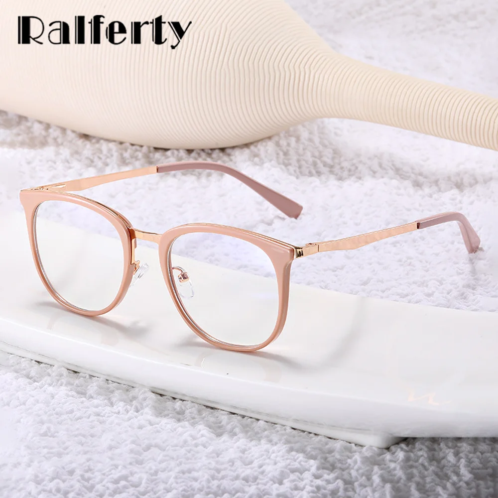 Ralferty Fashion Glasses Frame Women Clear Eyeglasses Frames For Optic Myopia Prescription Glasses 0 Diopter oculos de grau