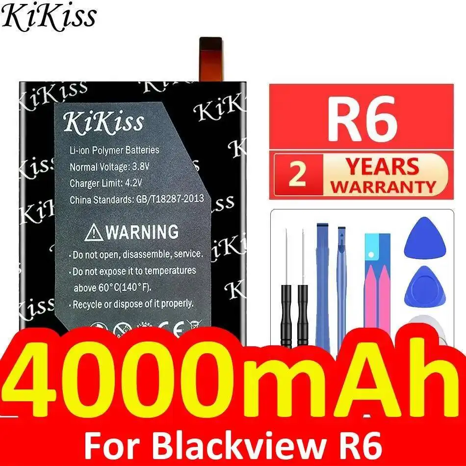 4000mAh High Compatibility For Blackview R6 Smartphone Mobile Phone Battery High Performance