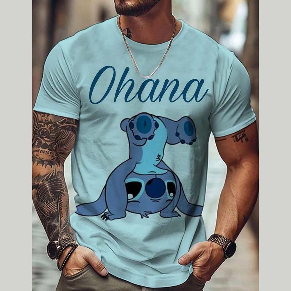 

Lilo Stitch 3D printing T Shirt Men Women Summer O-Neck Short Sleeve Tshirt Boys Girls Casual T-Shirts Streetwear Tops Cool