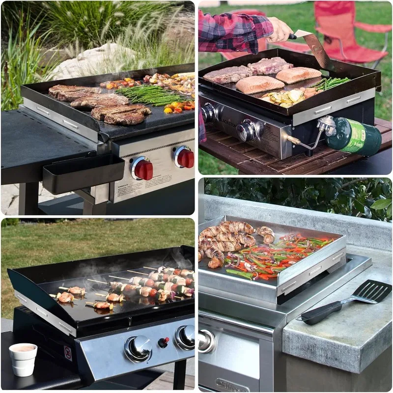 شاشة شبكية طعام من الفولاذ المقاوم للصدأ ، واقيات رياح لبلاكستون ، شواية ، شاشة ، كتلة ، متوافقة ، فضي ، 17 بوصة ، 22 بوصة ، 28 بوصة ، 36 بوصة