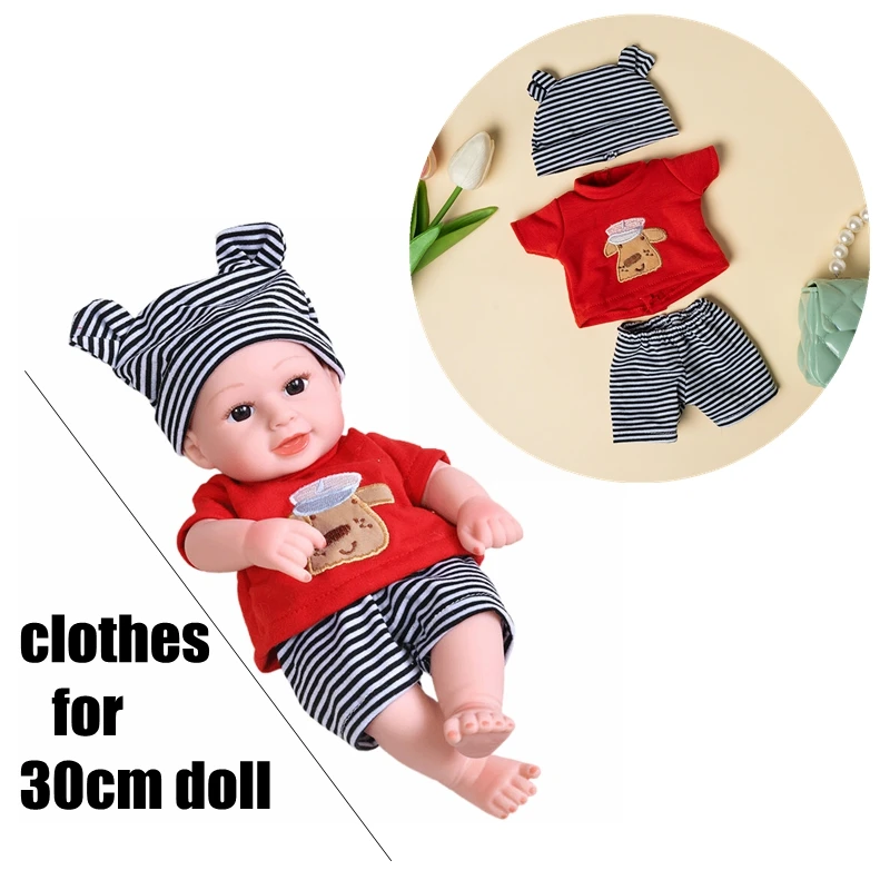 Doll Clothes for 30cm Doll Dress Jumpsuit Doll Clothing Accessories American Doll Accessories Fit For 12inch Baby Doll DIY Toys