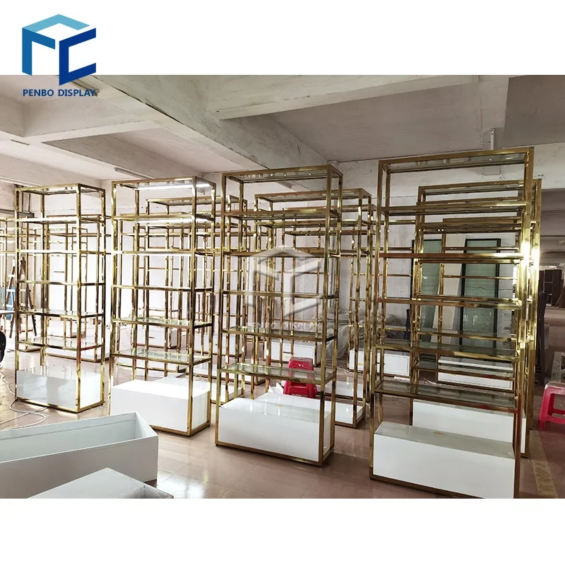 custom.High Quality Display Shelf Furniture Stand Design Garment Store Clothing Display Rack