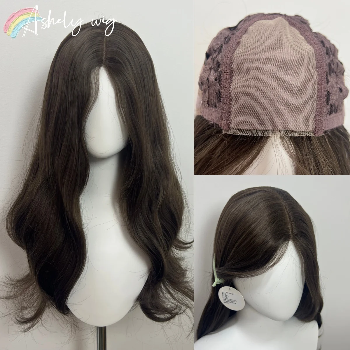 

Ashely Brown Wig for Women Long Wavy Hair Synthetic Wigs 26inch High Temperature Fibers Headband Wig for Cosplay Daily Use 가발