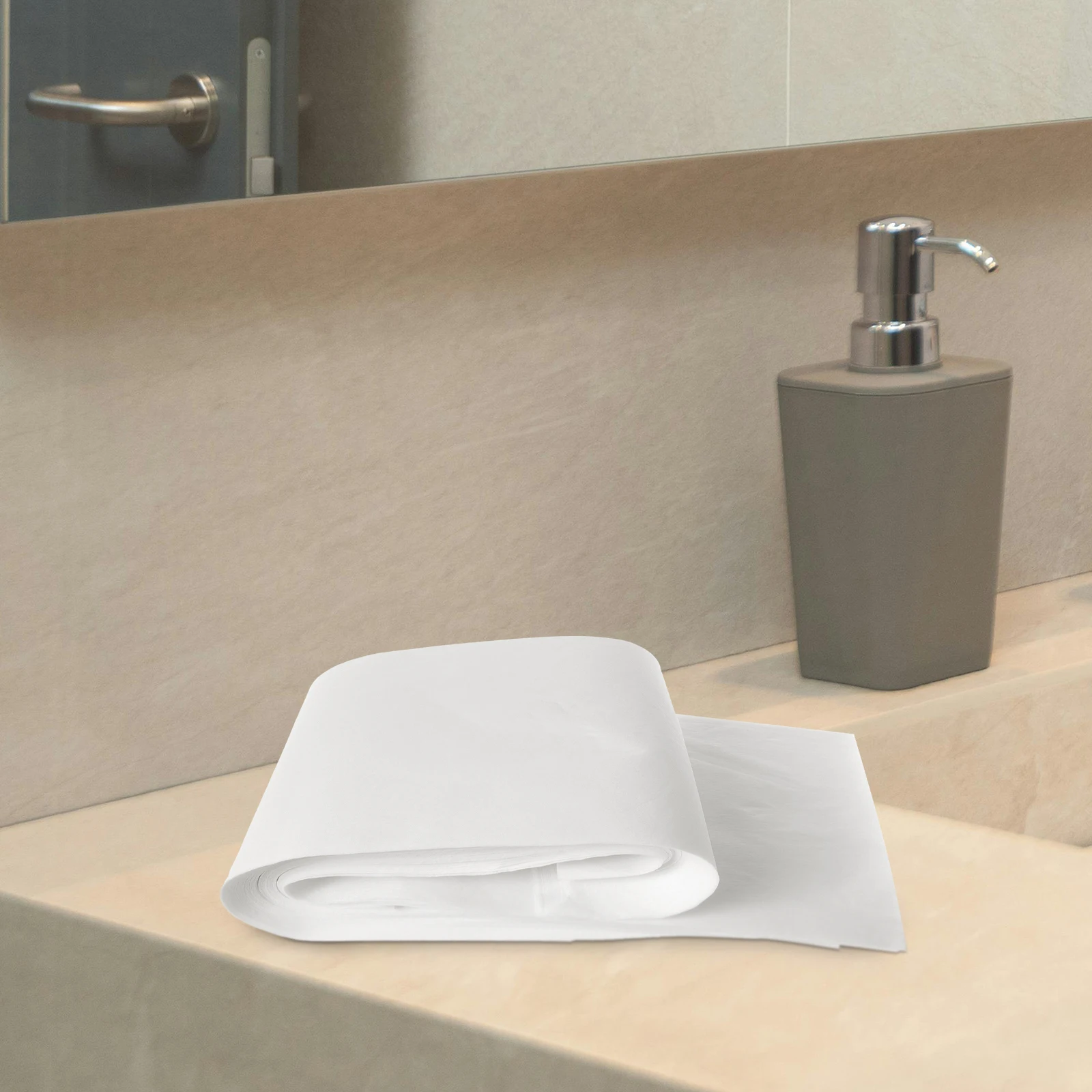 100 Blatt Fuß-Spa-Handtuch, Einweg-Vliesstoff, sehr saugfähig, für Badezimmer, Fußpflege, Salon, Maniküre, Verwendung eines Einweghandtuchs