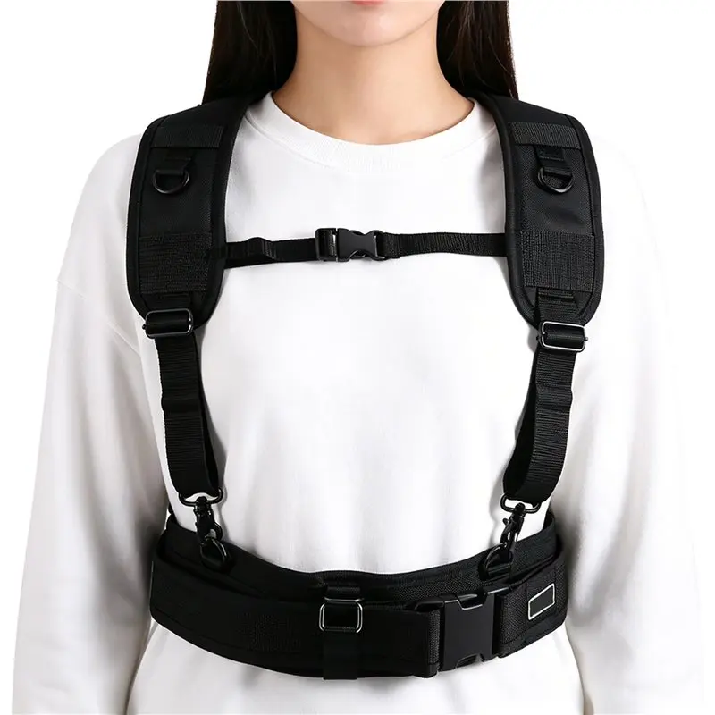 GOOD-Heavy Construction Strap Tool Belt Supenders Framers Comb Apron Tool Belt Construction Tool Belt For Electrician Roofing