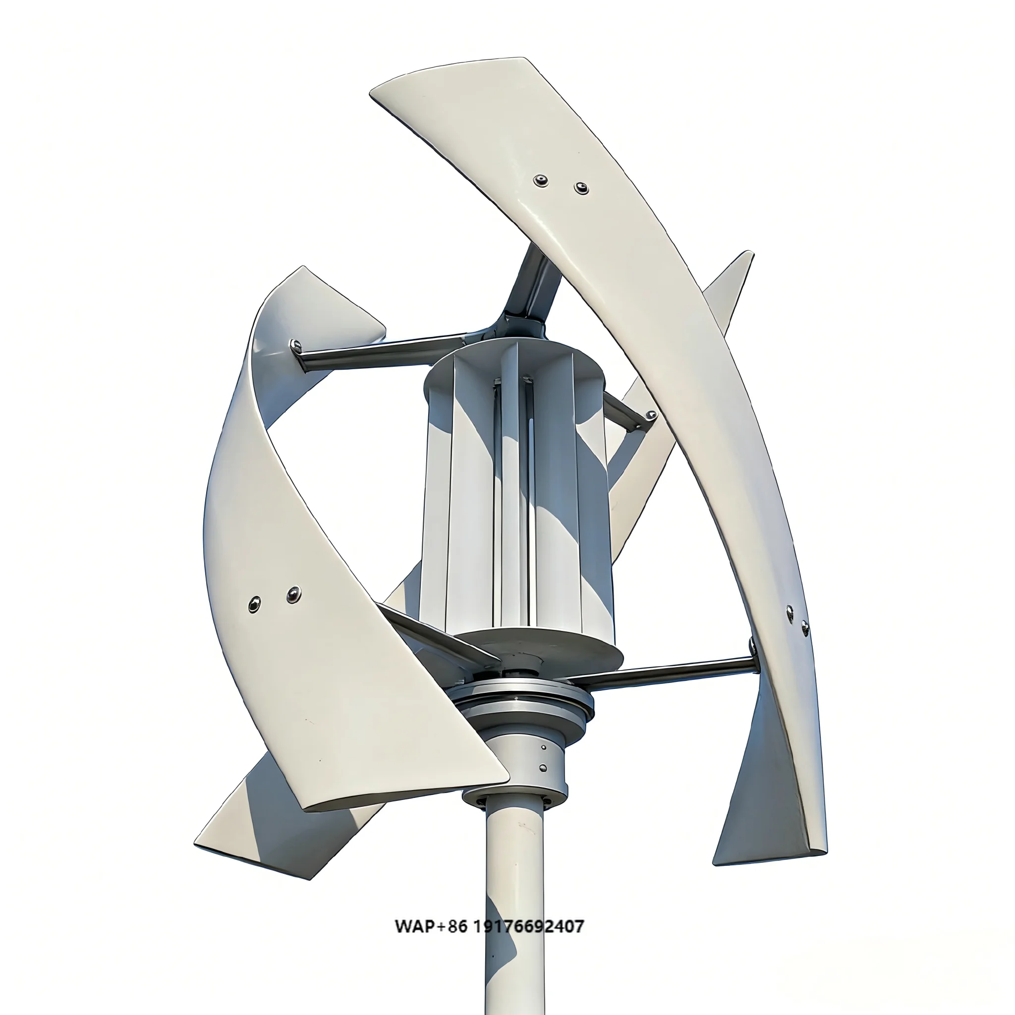 Luvorb Factory Hot Sale QX-type 3KW Wind Turbine Vertical Axis Generator 96V 120V 3-phase AC Generator