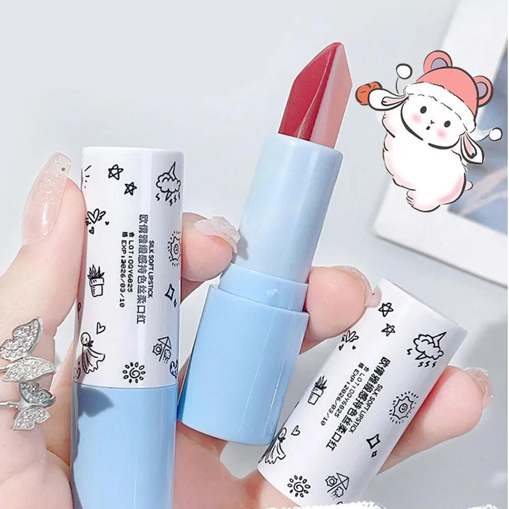 3 Kleuren Lipgloss Gradiënt Kleur Lippenstift Waterdichte Twee Duurzame Lippenstift Lippenstift Stijl Up Maken Lippenbalsem Tool Koreaans A7y0