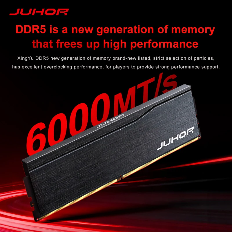 JUHOR RAM DDR5 16GB 6000MHz Направи си сам компютърна памет за настолен компютър