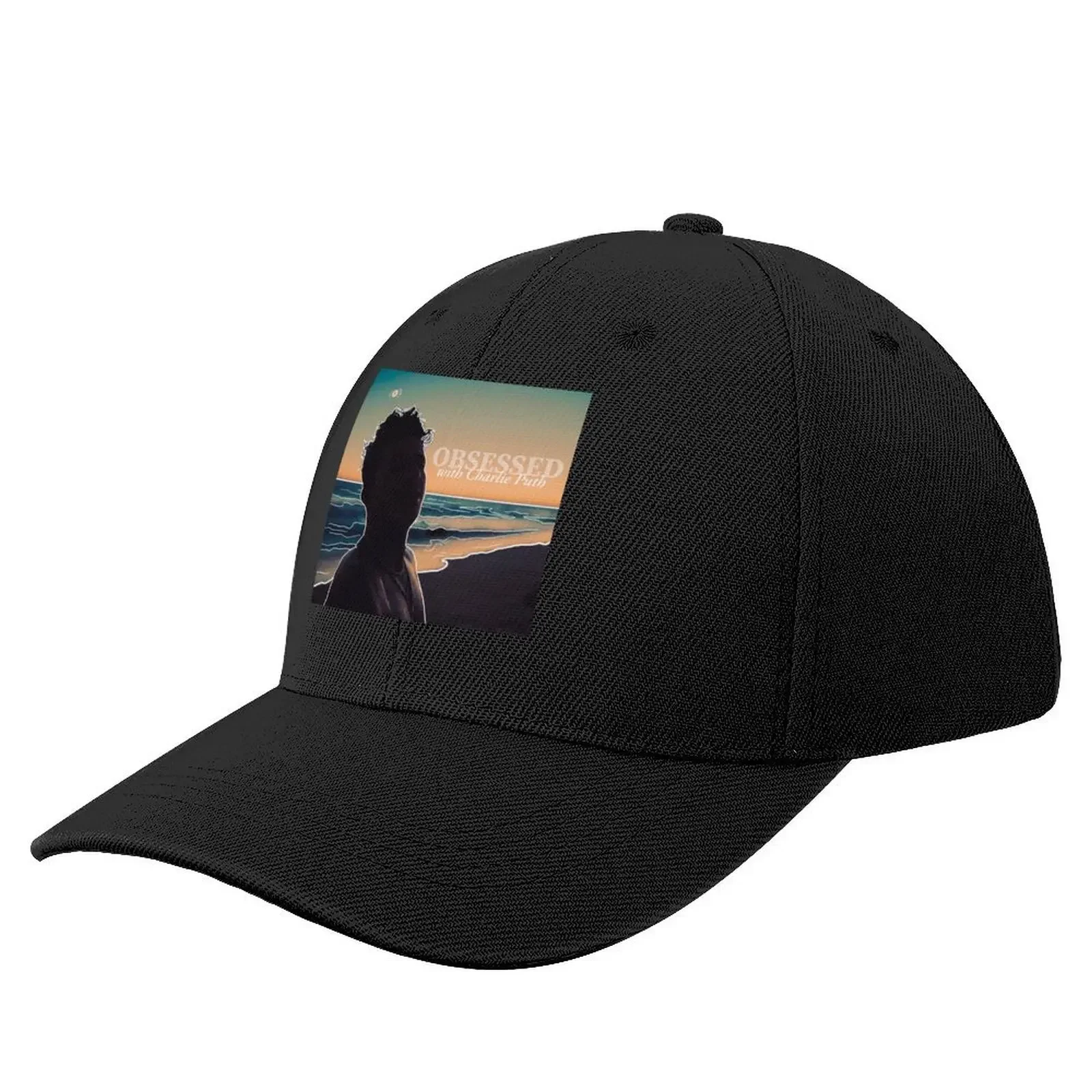 

Obsessed with Charlie Puth (Beach Sunset) Baseball Cap Brand Man cap Hip Hop Ball Cap Girl'S Hats Men's