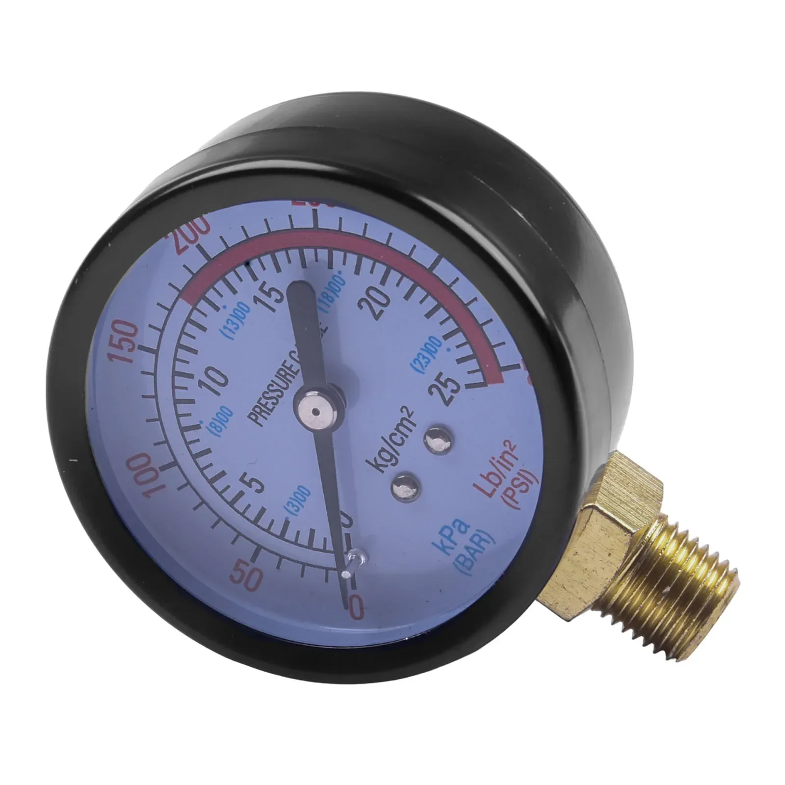 Y60 0-1.6Mpa 0-230PSI Pool Filter Water Pressure Dial Hydraulic Pressure Gauge Meter Manometer Swimming Pool Pressure Gauge