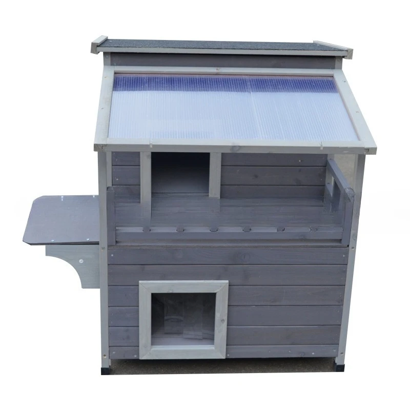 Solid wood cat house physical cat nest large cat climbing frame integrated open