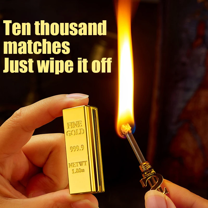 10000 Matches Key Chain Kerosene Torch Multi-function Portable Waterproof Cigarette Smoking Accessories Gadgets For Men