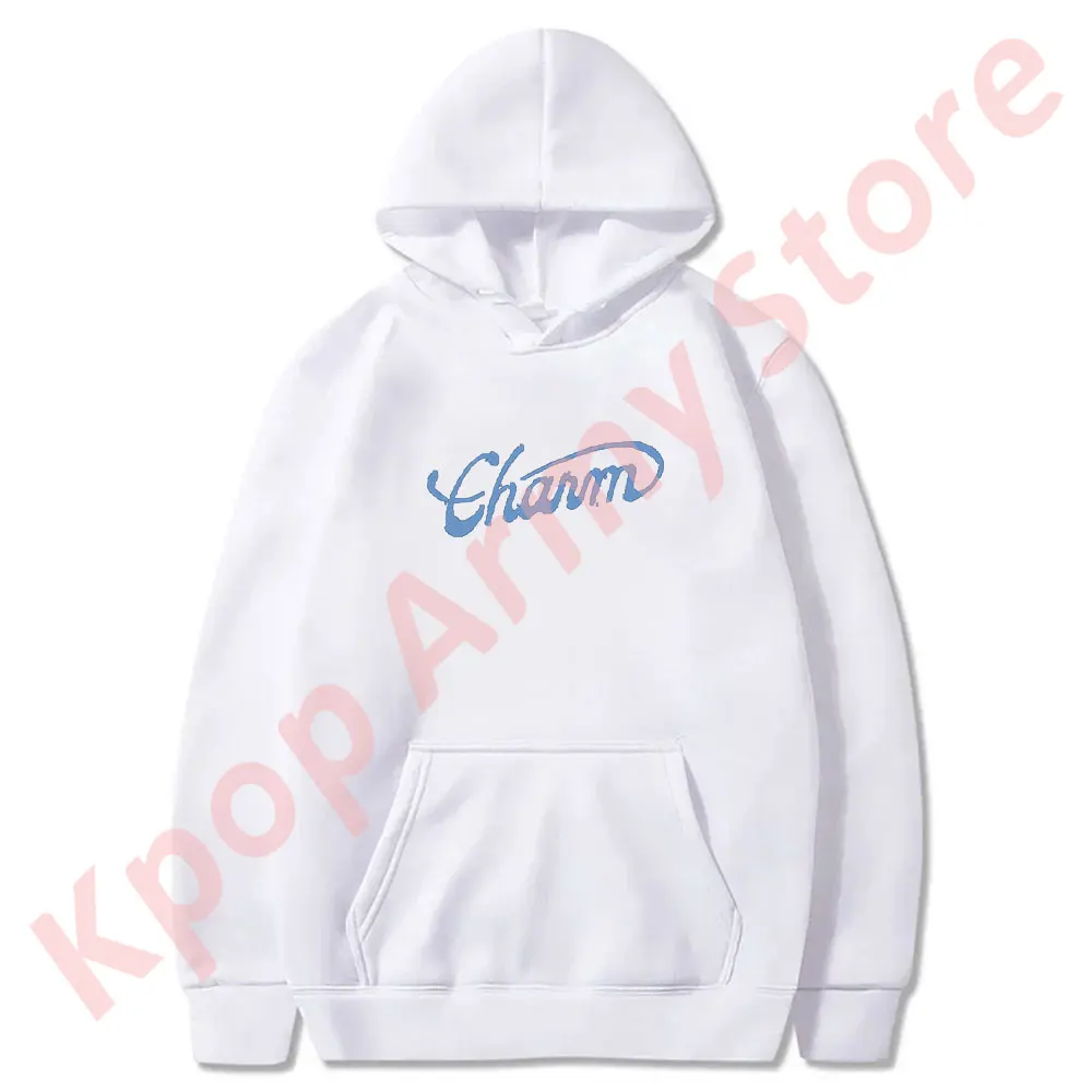 Clairo Charm Text Hoodies Album New Logo Merch Pullovers Winter Women Men Fashion Casual Long Sleeve Sweatshirts