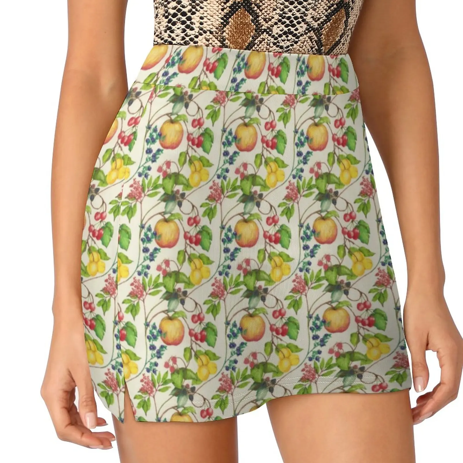 The Joy Of Summer Rok Estetika Rok Wanita Rok Pendek Fashion Baru Erfolgreichillustrator2 Fruit Summer Kitchen Berry