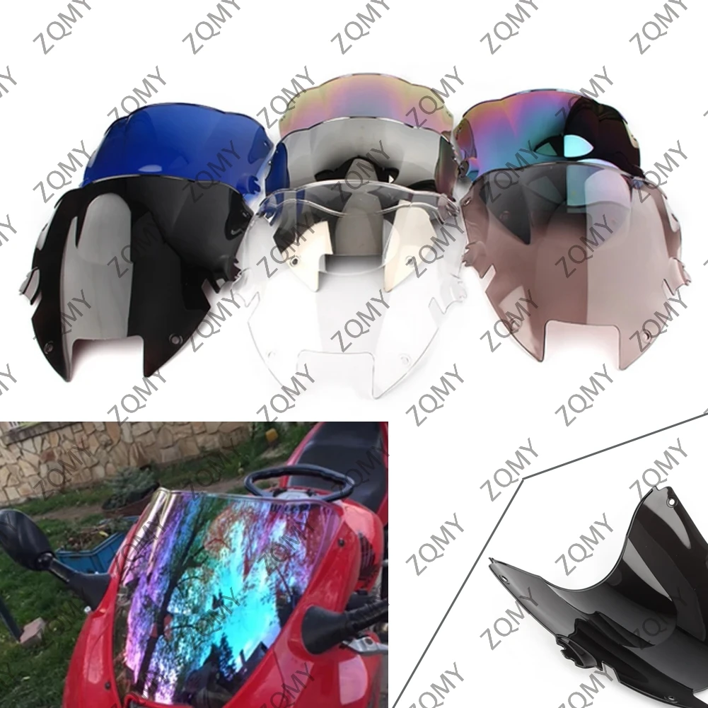 Motorcycle Windshield Windproof ABS Windscreen For Honda Super Hawk 1000 VTR1000F 1997 1998 1999 2000 2001 2002 2003 2004 2005