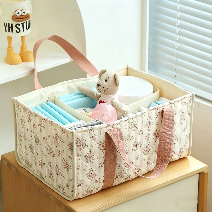Floral Diaper Caddy Organizer, - đánh giá và giá Baby Bag Nursery