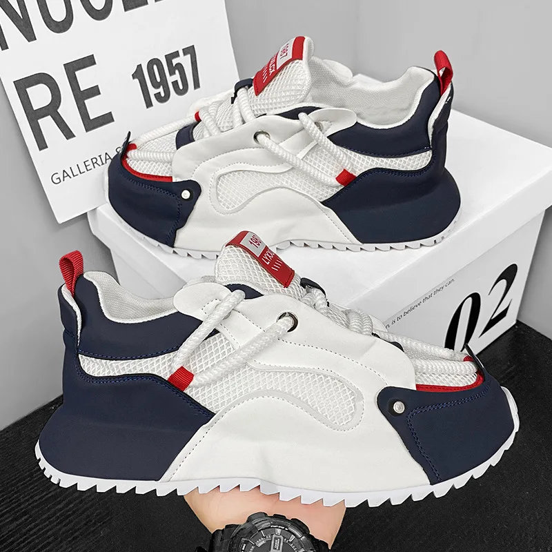 

Big Size Sneakers for Men Fashion Outdoor Casual Shoe Breathable Trainer Shhoes for Men Platform Running Shoes Кроссовки Мужские