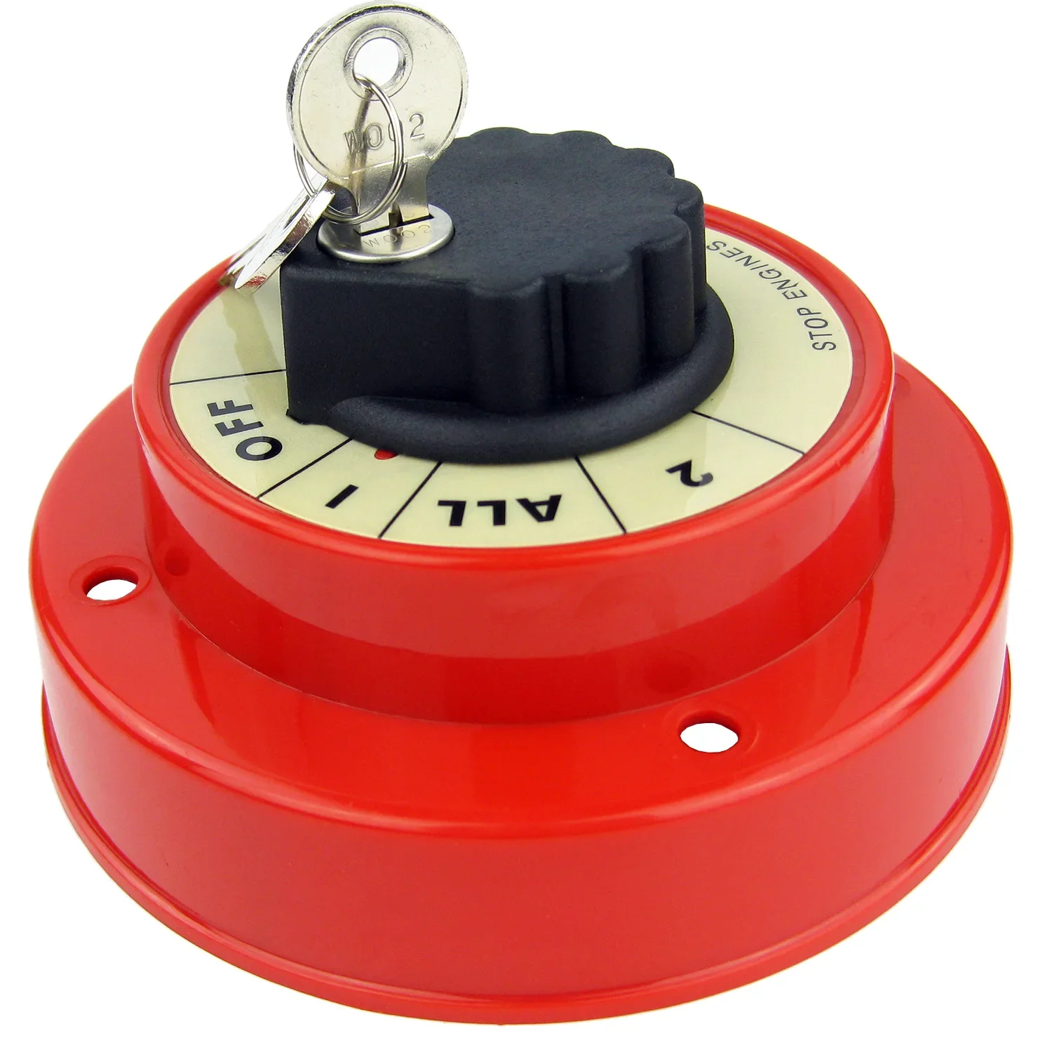 Marine Dual Battery Selector Switch Safety Shut Off Disconnect Switch With Lock