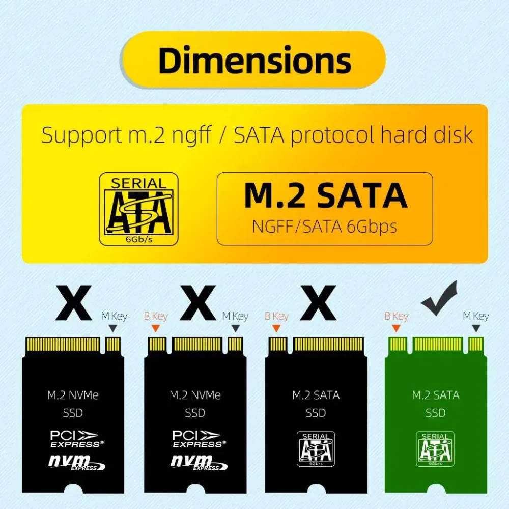 MAIWO Dual Bay M.2 NGFF SSD Enclosure Offline Clone Type-C for M Key M/B Key STAT PCIe SSD Type-C Hard Drive Reader with Fan