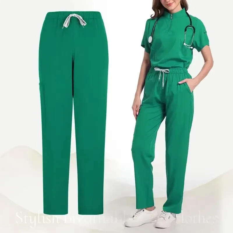 New Hospital Medical Scrub Suits Nurse Uniform Women Medical Clothing for Doctor Scrub Set Beauty Work Clothes Surgery Top Pants