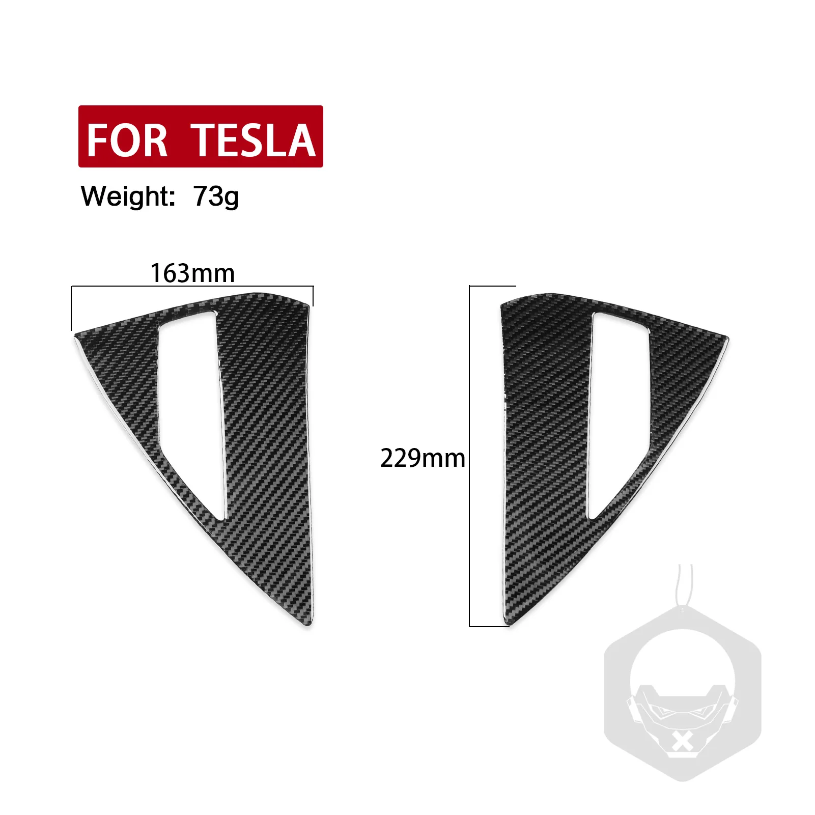 Carbon Fiber Car Charging Port Panel Trim Sticker For Tesla Model 3 Car External Decorations Refit Cover 2023 2024 Accessories