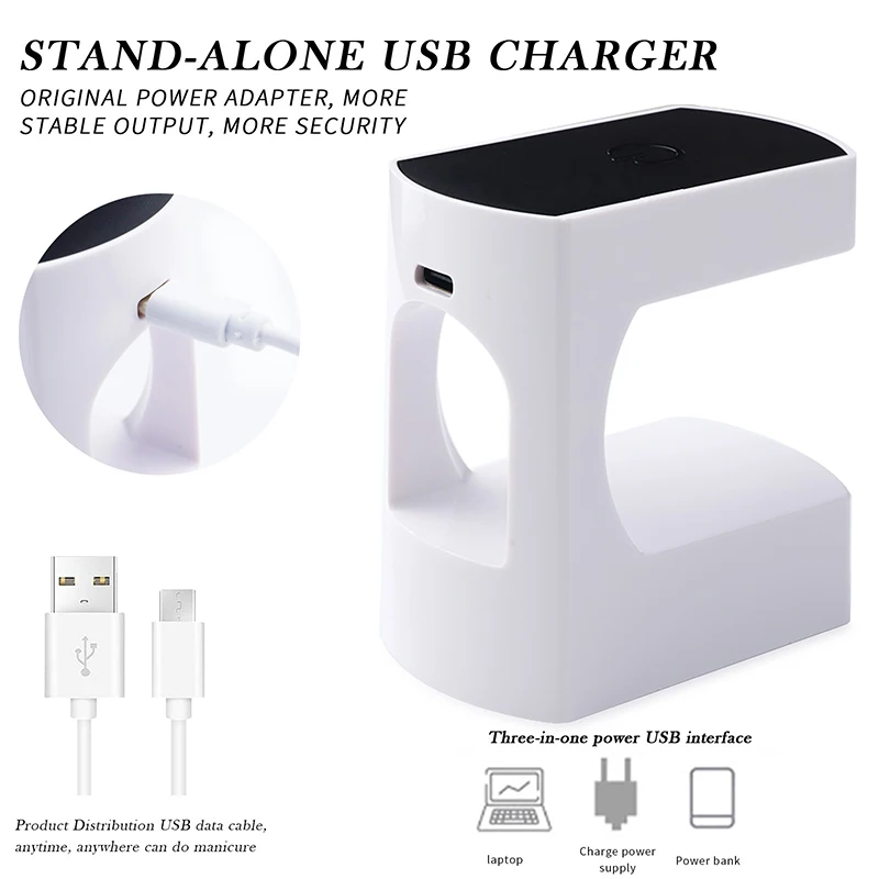 Nouvelle lampe de séchage des ongles 6LED lampe Mini sèche-ongles lampe UV Machine de manucure avec câble USB Gel sèche-vernis à ongles utilisation en voyage à domicile