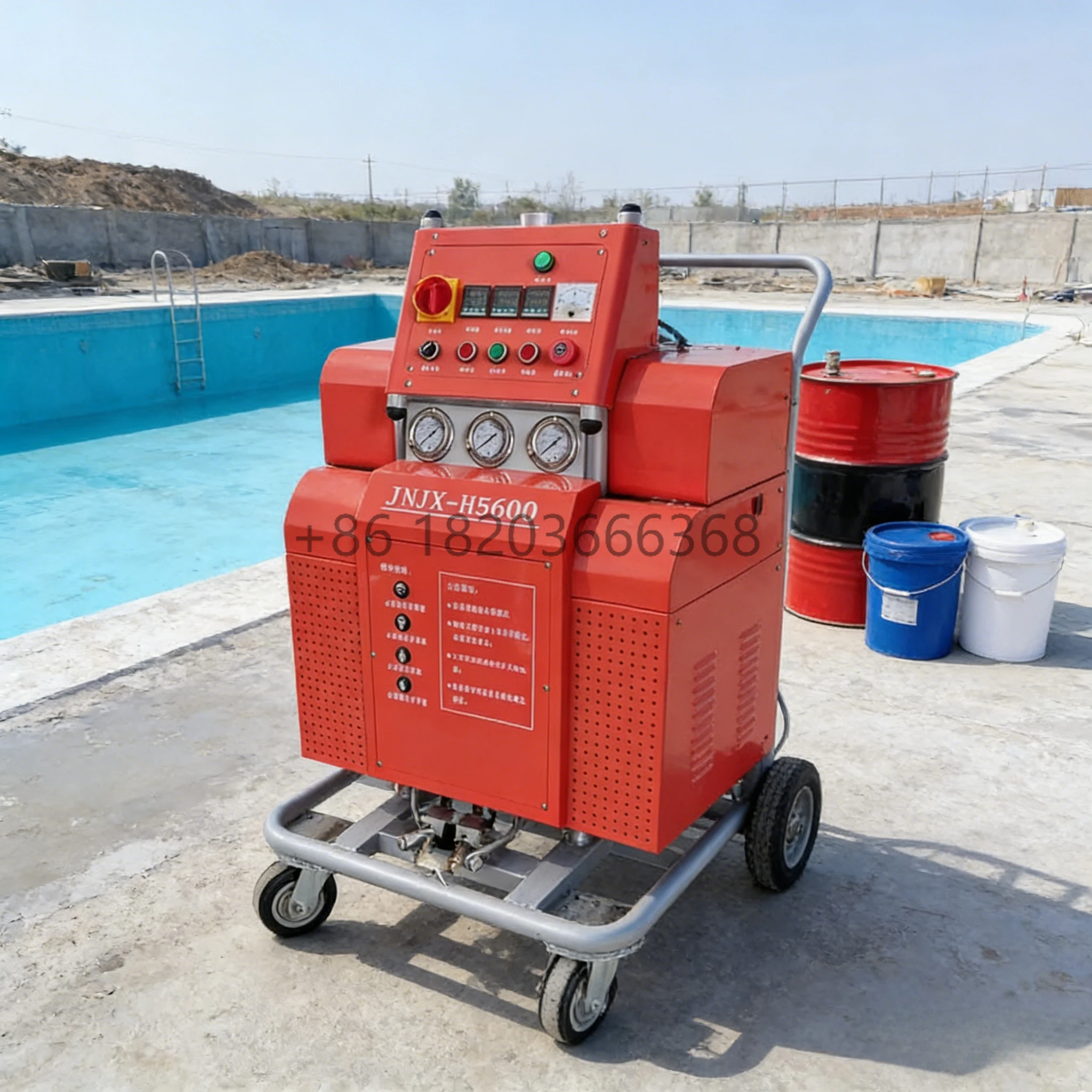 

Портативная установка для напыления пенополиуретана YG Customized High Pressure PU Foam Spray Machine, машина для нанесения полиуретановой пены, распылитель для изоляции стен и крыш.