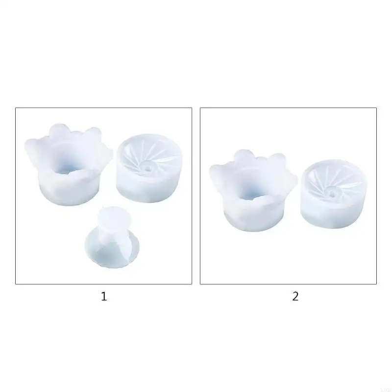 

DIY Crystal Epoxy Resin Mold Crown Storage Box Casting Silicone Moul