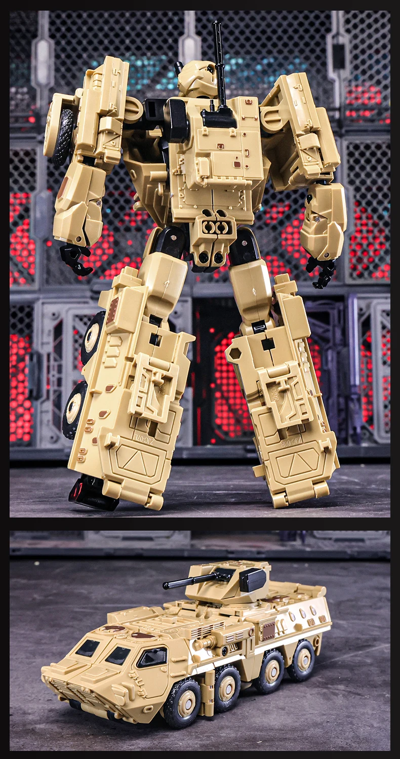 Lijiang XT-1980 Tank XT1981 Fighter Jet Aircraft XT1982 Troop transport vehicle Transformation 19cm Robot Model Collection Actio
