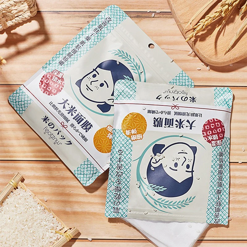 Fatini Rice Mask for Women: Premium Natural Hydrating, Moisturizing, and Soothing Mask for Firming Pores, with Natural Ingredients and Gentle Formula.