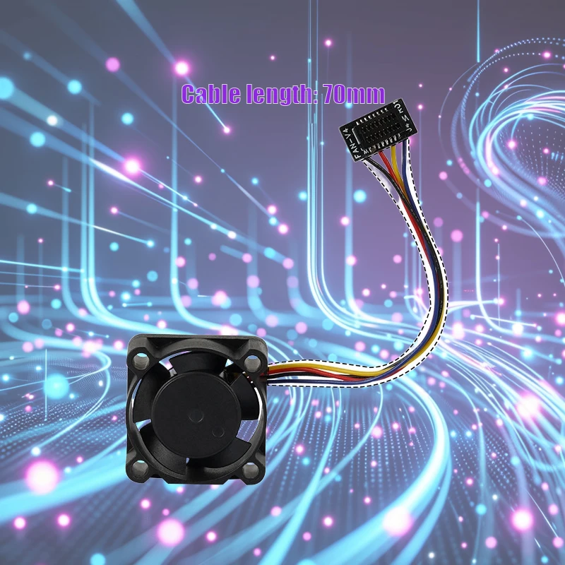 For Bambu Lab X1C/P1P Hotend Cooling Fan with Dual Ball Bearings PWM Speed Control | 3D Printer Parts Upgrade & Maintenance Kit