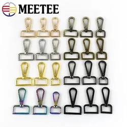 10Pcs 20-50mm Bag Metal Buckles Dog Collar Luggage Hanger Lobster Clasps Swivel Trigger Clips Snap Hook DIY Craft Accessories