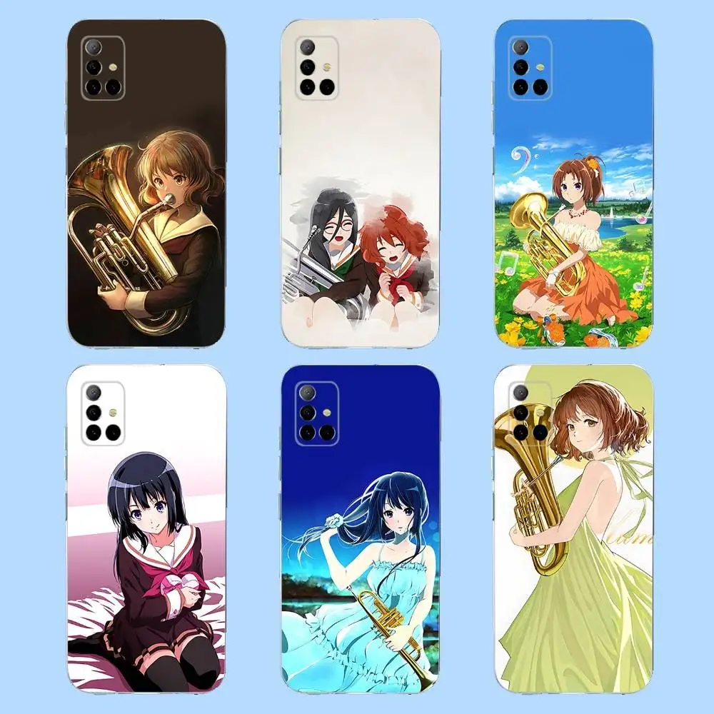 Hibike Anime E-Euphoniums Phone Case For Samsung S 23,22,10,9,8 A 71,52,51,30,21S,12 PIus,E,Lite Note20 Ultra Clear Soft