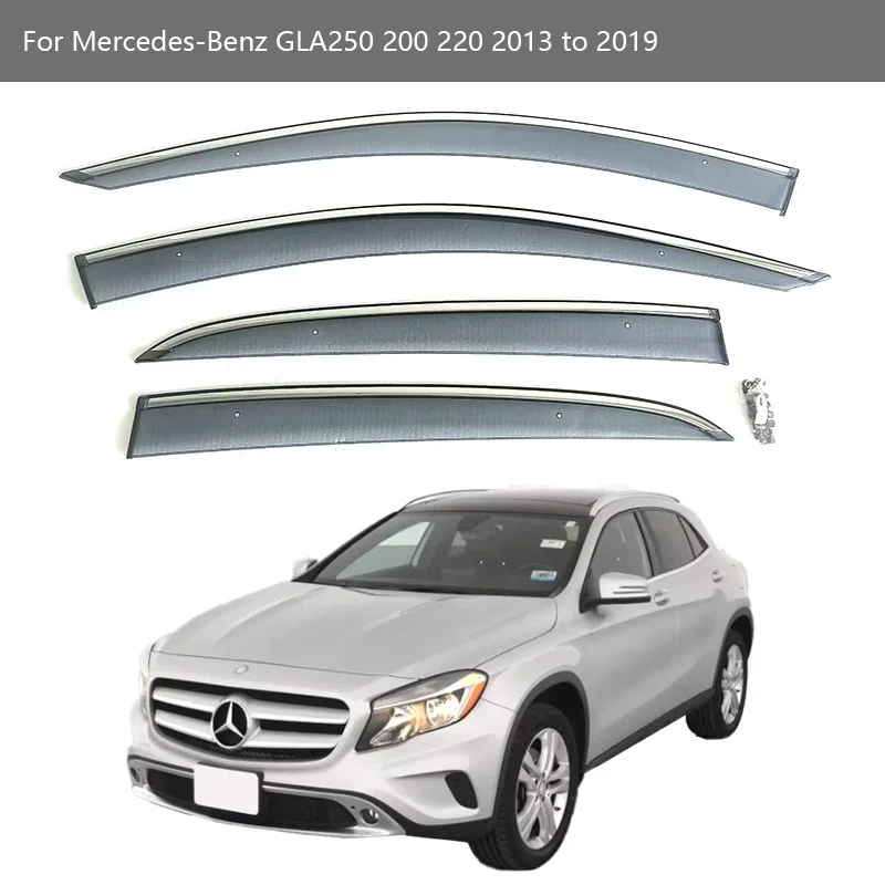 

Подходит для автомобильных погодных полосок для окон Mercedes-Benz GLA 250 220 200.