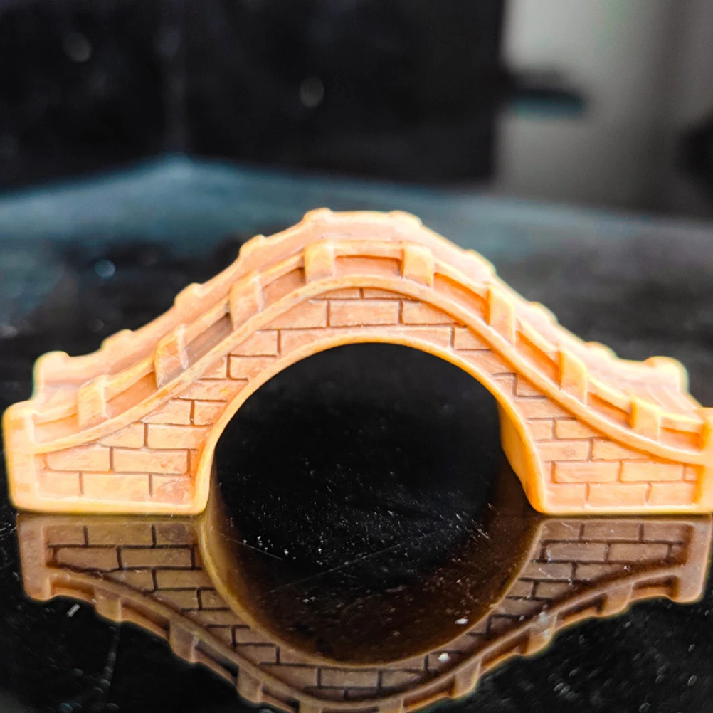 

2 шт., арка из смолы, мост, миниатюрный бонсай, пейзажный декор, реалистичная имитация микропейзажа, украшение для сада, двора, балкона