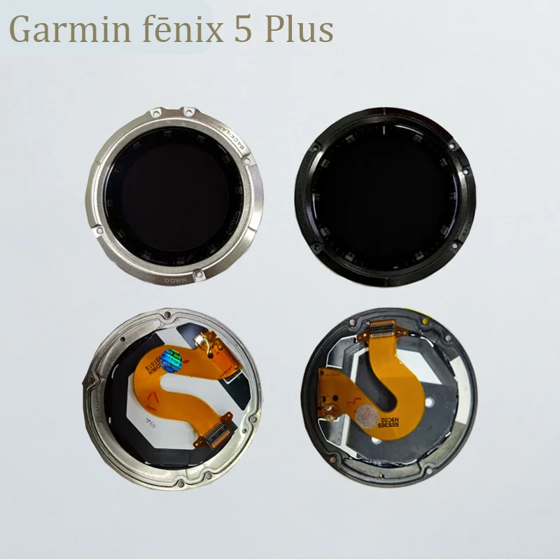 Smart Watch 100% Origianal LCD Display For Garmin fēnix 5 Plus Touch Screen Digitizer For Garmin 5 Plus Repair Replacement Parts