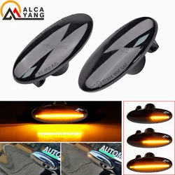 For Renault Koleos 2007-2011 Pre-facelift Dynamic LED Side Repeater Wing Fender Sequential Turn Signal Light Car Styling Lamp
