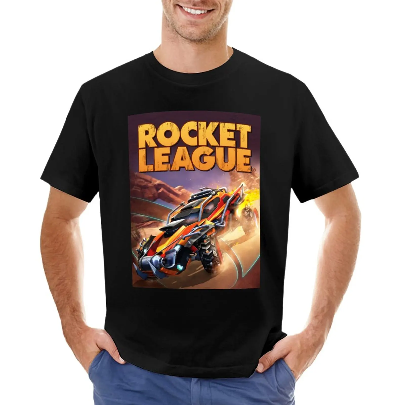 rocket league T-Shirt boys animal print shirt summer top mens graphic t-shirts pack