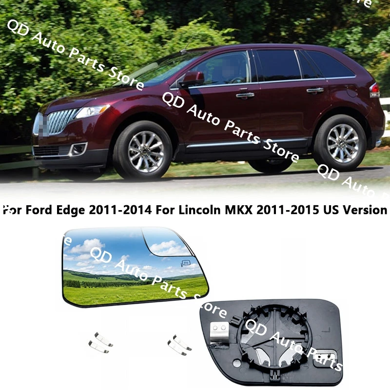 

Heated Side Mirror Glass Lens Accessories Door Mirror Glass Lens For Ford Edge 2011-2014 For Lincoln MKX 2011-2015 US Version