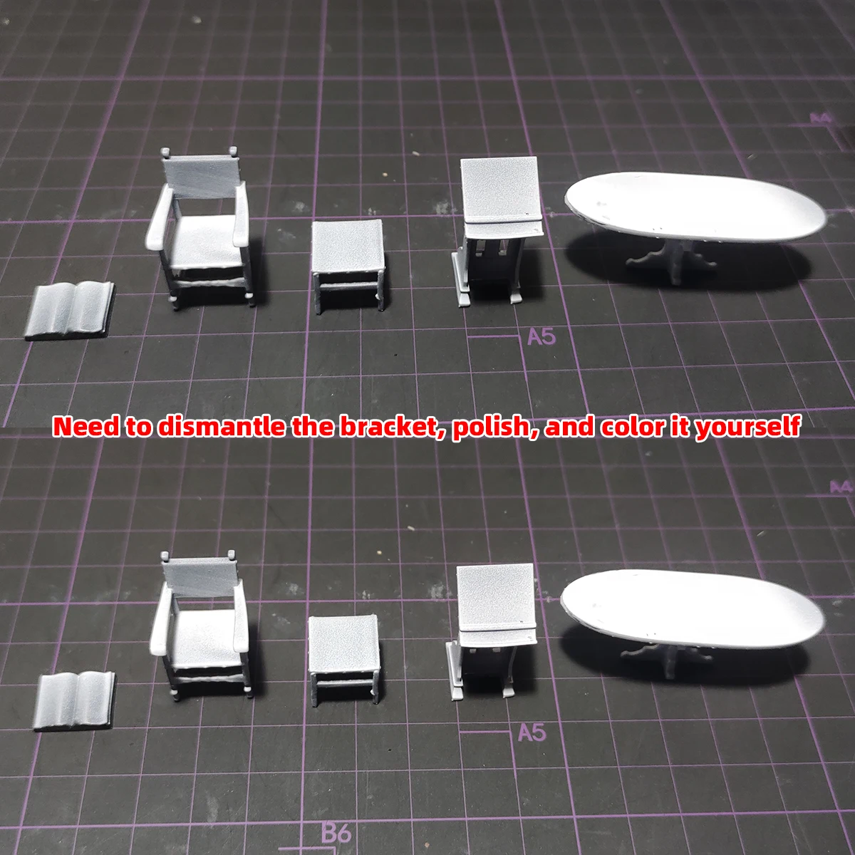 1/35 1/43 1/48 1/64 1/72 1/87 Modellbausatz 3D-Harz-Miniatur-Soldatenfiguren Diorama Unbemalt Niederländische Anatomie-Stunde DIY – Detail 5