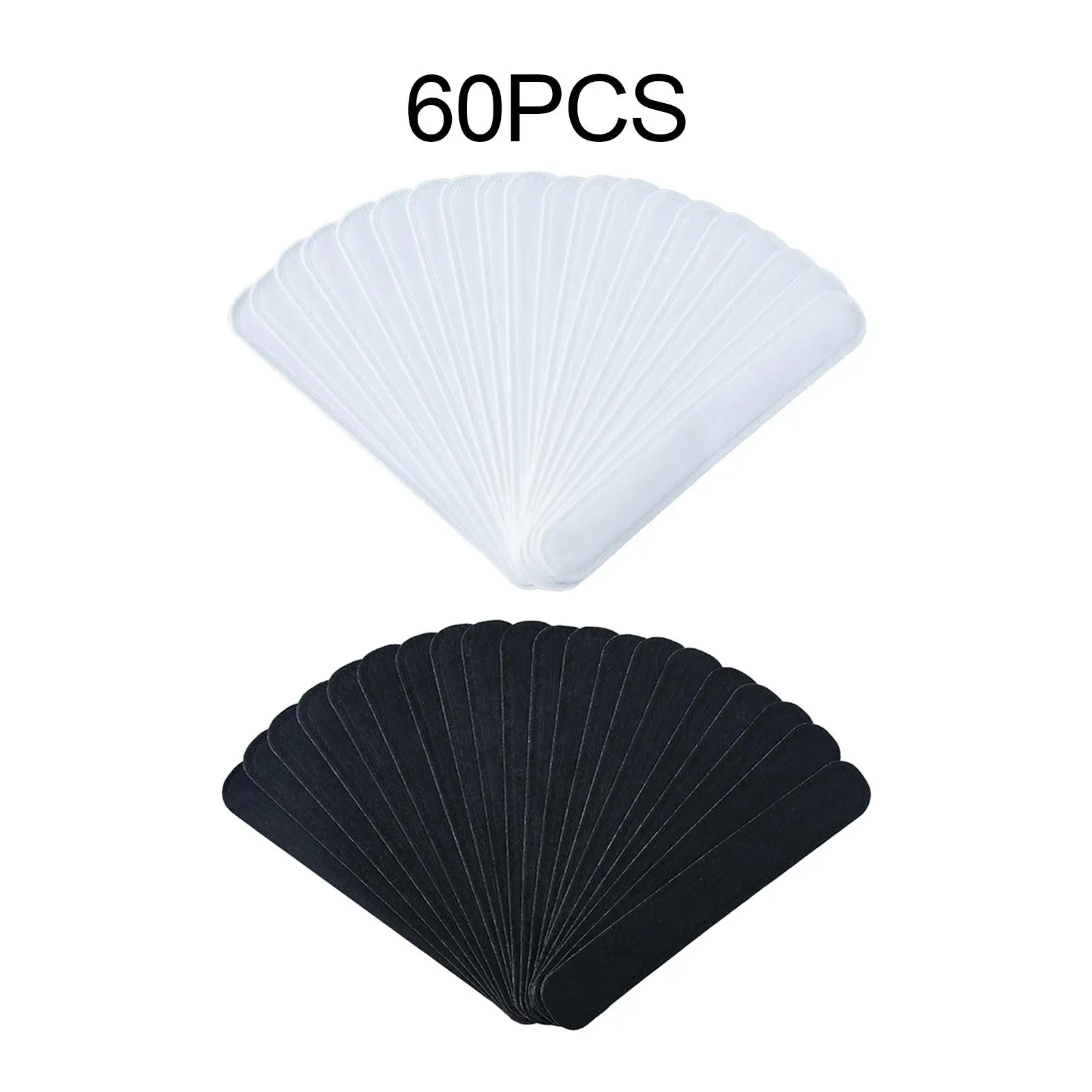 60x Hat Sweat Liner Disposable Self Adhesive Hat Liner Sweatbands