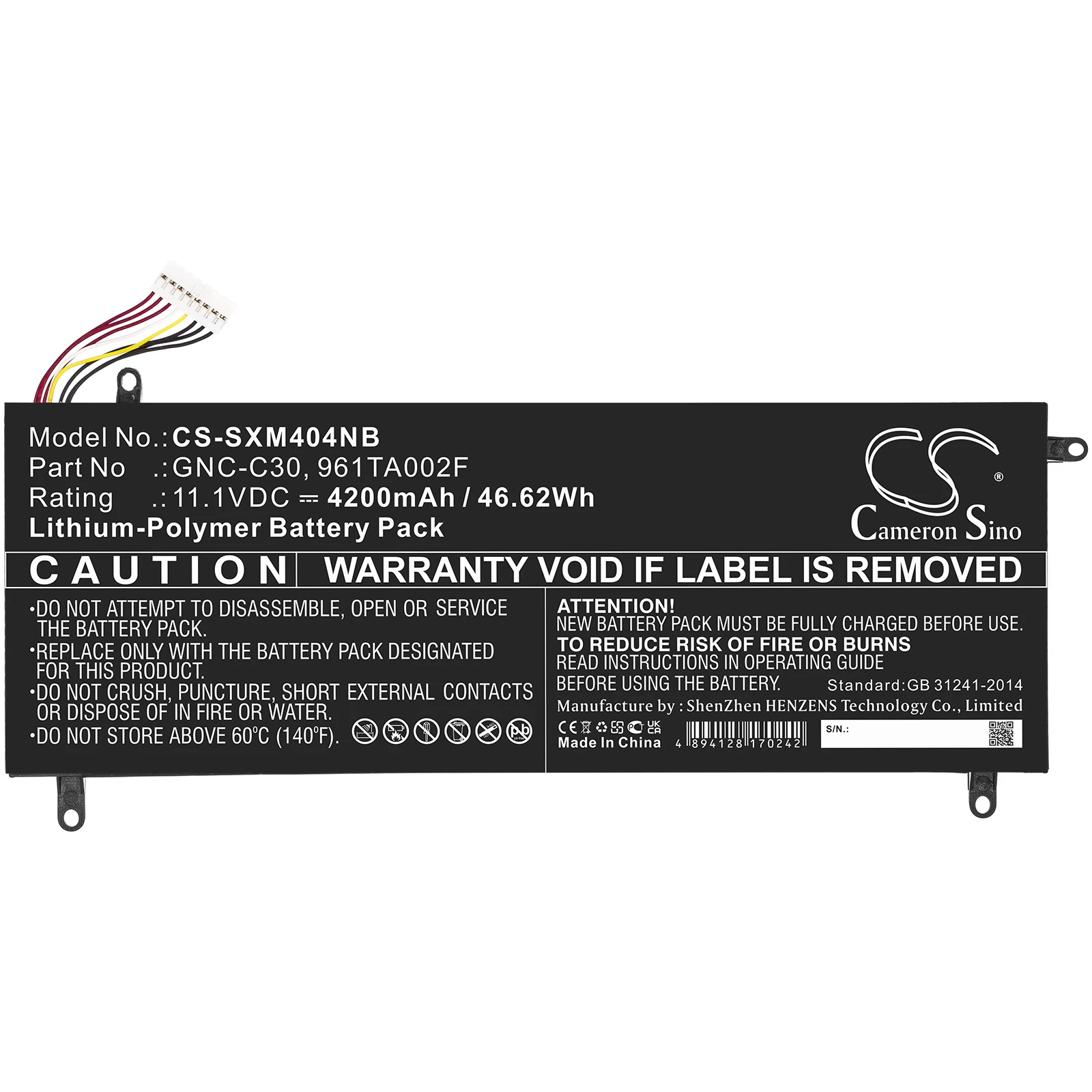 

Li-Polymer Notebook,Laptop Battery for Gigabyte Schenker,11.1v,4200mAh,XMG C404 U24F-2 U2442N P34G V1 U24T P34GV2-CF2 U2442T-CF1