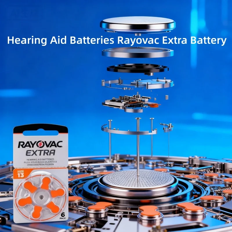 

Hearing Aid Batteries Rayovac Extra Battery A13 Size 13 Zinc Air Battery For Digital Hearing Aid